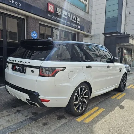 레인지로버 스포츠 화이트 투톤랩핑 & 헤드라이트 톤다운PPF 시공기 / 인천랩핑 / 인천 남동구 논현동