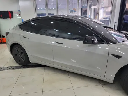 테슬라 모델3 랩핑잘하는곳 / 고광도필름 AX wrap Chalk Grey / 순정 포르쉐 컬러 / 공구리랩핑 시멘트랩핑 / 천안랩핑 천안시랩핑 천안ppf 천안시ppf / 인천 서구, 부평, 부천