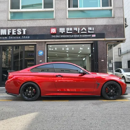 인천랩핑 잘하는곳 / BMW 4시리즈 쿠페 전체랩핑 시공 포스팅 / 오토벨벳 BMW 어벤츄린 레드 컬러로 강렬한느낌으로 시공완료 / BMW 4쿠페 랩핑 전문점 / 투맨카스킨 / 인천 남동구 논현동