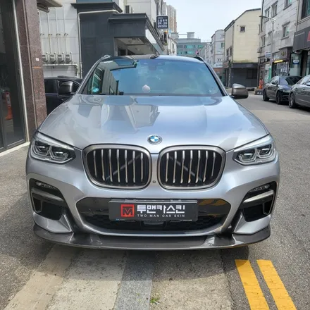 BMW X4 m40d 전체랩핑 잘하는곳 / 오토벨벳 포르쉐GT실버 색으로 전체랩핑 / 랩핑제거 / 인천랩핑 투맨카스킨 / 인천 남동구 논현동