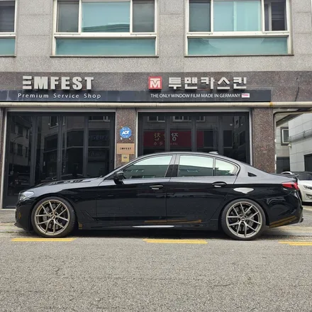BMW m550d 리페어블랙 전체랩핑 시공기 / 라이트 톤 다운 PPF 작업까지 진행 / 인천 랩핑 PPF 전문점 / 인천 남동구 논현동