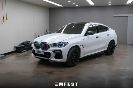 BMW x6 무광 ppf 잘하는곳 / 전체랩핑 진행 후 전면부 보호를 위해 프론트PPF 패키지 진행 해드렸습니다 / 사틴화이트랩핑 / 인천ppf 전문점 / 인천 서구, 부평, 부천