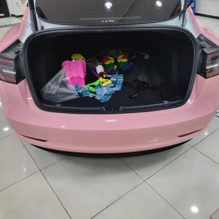 인천랩핑 테슬라 모델3 기존 필름 제거 후 사쿠라핑크 전체랩핑 시공완료 / 차주님 너무 만족하셨습니다 / 오토벨벳 사쿠라핑크 / 인천 남동구 논현동