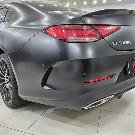 벤츠 CLS450 사틴블랙 전체랩핑 / 라이트 톤다운 작업으로 포스있는 벤츠 CLS 차량으로 만들어 드렸습니다 / 송도랩핑 투맨카스킨 / 인천 남동구 논현동
