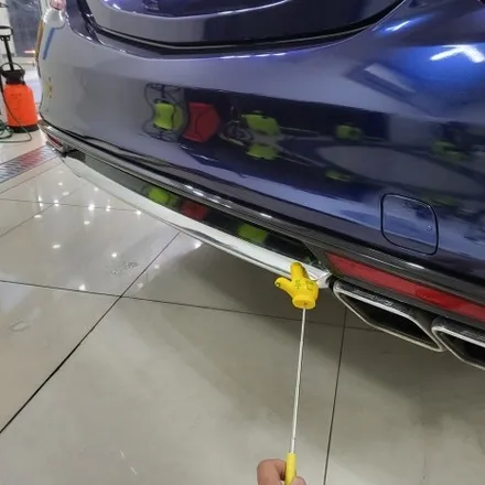 인천랩핑 벤츠 S63 amg 기존랩핑 제거 후 BMW 탄자나이트 컬러로 전체랩핑 진행 / 추가로 부분 실버크롬랩핑으로 고급스럽게 만들어 드렸습니다 / 인천 남동구 논현동