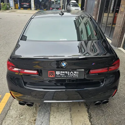 BMW m550d 리페어블랙 전체랩핑 시공기 / 라이트 톤 다운 PPF 작업까지 진행 / 인천 랩핑 PPF 전문점 / 인천 남동구 논현동