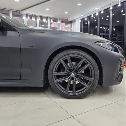 BMW 420i 컨버터블 반타블랙 전체랩핑 시공 포스팅 / 무광블랙 휠 도색까지 한번에 시공 완료 / 인천랩핑 휠랩핑 전문점 / 인천 남동구 논현동