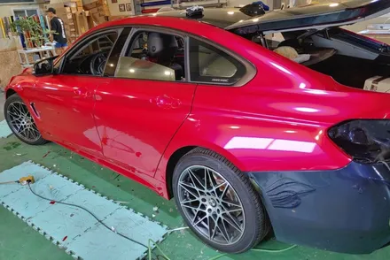 인천 랩핑 BMW 4그란쿠페 캔디레드 전체랩핑 포스팅/4시리즈 랩핑 / 인천 남동구 논현동