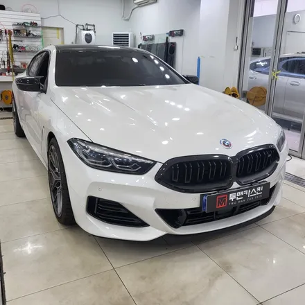 인천PPF BMW 850i 앞범퍼 PPF 재시공 / PPF 필름덕에 도장면을 보호 받으셨습니다 ^^ / PPF를 해야하는 이유 / 클리프디자인 옥타곤 / 인천 남동구 논현동