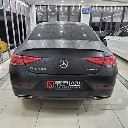 벤츠 CLS450, 사틴 블랙 랩핑 + 라이트블랙 PPF 시공 후기 / 인천 남동구 논현동