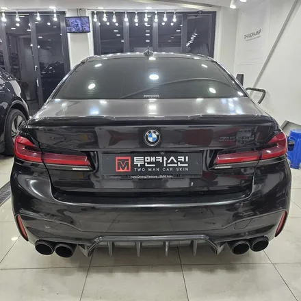 BMW m550d 리페어블랙 전체랩핑 시공기 / 라이트 톤 다운 PPF 작업까지 진행 / 인천 랩핑 PPF 전문점 / 인천 남동구 논현동