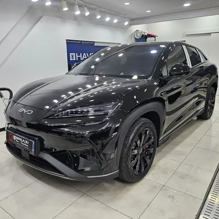BYD 씨라이언7 신차 블랙아웃! 전후면 BYD 엠블럼 랩핑 & 레터링 제거 시공 / 인천 남동구 논현동