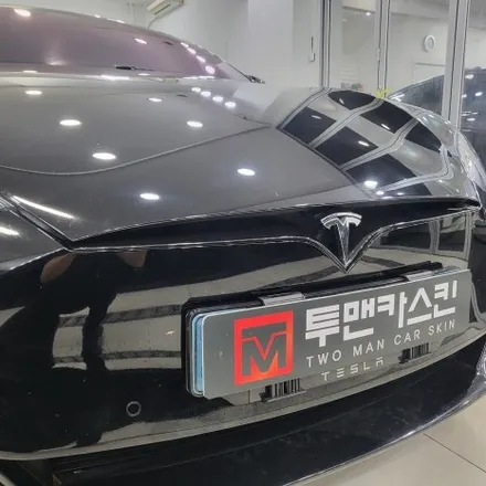 테슬라 모델S 전체 크롬죽이기 작업 포스팅 / 3m2080 유광블랙 사용 / 시흥랩핑 / 인천 남동구 논현동