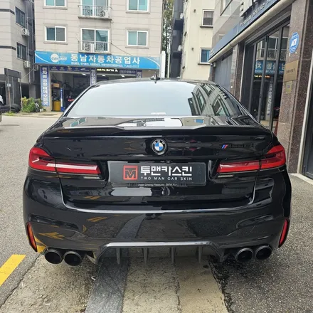 BMW m550d 리페어블랙 전체랩핑 시공기 / 라이트 톤 다운 PPF 작업까지 진행 / 인천 랩핑 PPF 전문점 / 인천 남동구 논현동