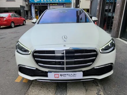 벤츠 S클래스 사틴화이트펄 전체랩핑 / 인천랩핑 / 인천 서구, 부평, 부천