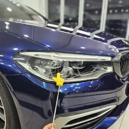 BMW 5시리즈 랩핑 전문 | 520d 탄자나이트 블루 컬러 + PPF 시공 / 인천 남동구 논현동