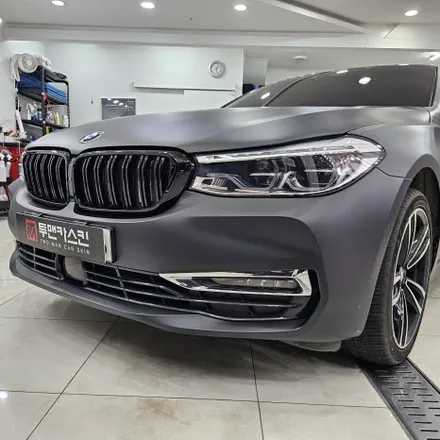 BMW 6GT 기존랩핑 제거 후 반타블랙으로 전체랩핑 시공 완료 / 인천랩핑 전문점 / 인천 남동구 논현동