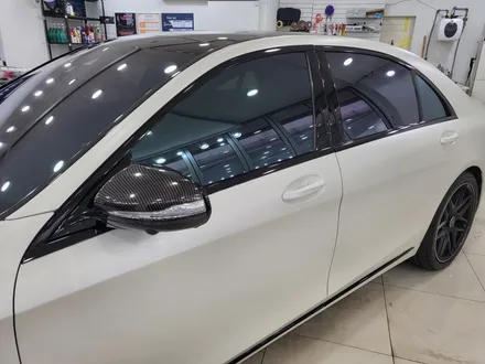 벤츠 S63 amg 전체랩핑 / 고급스러움의 끝 / 사틴화이트펄 랩핑 / satin white pearl / s클래스 랩핑 / 하버캠프 베스트본드 틴팅 / 인천랩핑 / 남동구랩핑 / 인천 서구, 부평, 부천