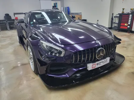 벤츠 AMG GT 쿠페 전체랩핑 잘하는곳 / 피치스 도원 에서 있던 그 벤츠 AMG GT 차량 / AX 베네시안 퍼플 랩핑 / 인천 계양구 랩핑 / 인천 서구, 부평, 부천