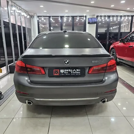 BMW 5시리즈 랩핑 전문 | 520d 탄자나이트 블루 컬러 + PPF 시공 / 인천 남동구 논현동