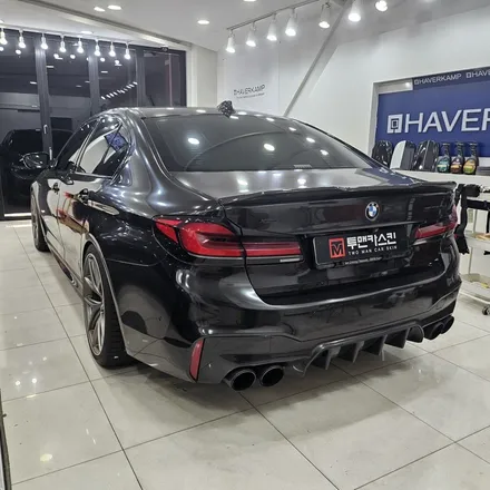 BMW m550d 리페어블랙 전체랩핑 시공기 / 라이트 톤 다운 PPF 작업까지 진행 / 인천 랩핑 PPF 전문점 / 인천 남동구 논현동