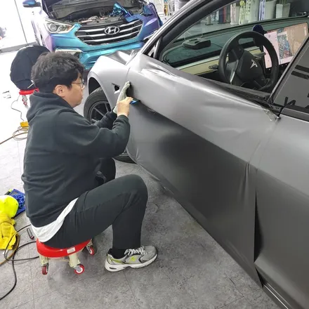인천 랩핑 테슬라 모델3 사틴다크그레이 전체랩핑 포스팅 / 모델3 전체랩핑 / 모델3 랩핑전문점 / 청라랩핑 / 인천 남동구 논현동