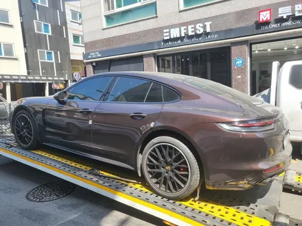 포르쉐 파나메라 전체랩핑 / 이노즈텍 메탈릭 미드나잇 그린 / 인천 남동구 랩핑 / 인천 서구, 부평, 부천