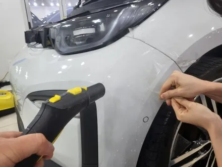 BMW i3 사고로 인한 PPF 재시공 / PPF 덕분에 도장면 보호했네요 ~! / 인천ppf 전문점 / BMW PPF 전문점 / 송도ppf / 앞범퍼PPF 앞휀다PPF / 인천 서구, 부평, 부천