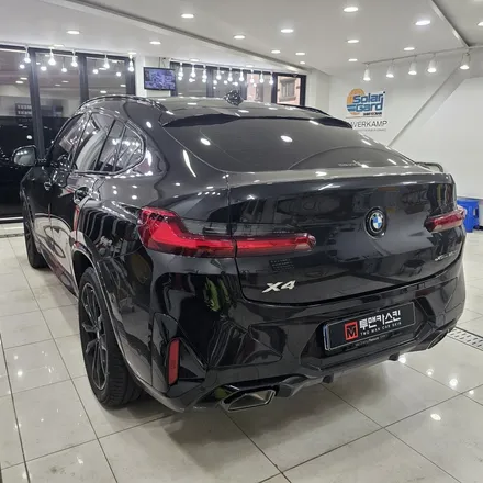 BMW X4 블랙 차량 생활보호PPF & 스포일러 + 블랙 레터링 작업 / 인천 남동구 논현동