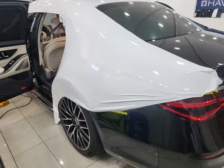 벤츠 S클래스 랩핑 잘하는곳 / 벤츠 S500 4matic / 깔끔한 순백의 화이트 랩핑 / 에이버리데니슨 / 유광화이트 / 인천 연수구 랩핑 / 송도랩핑 / 인천 서구, 부평, 부천