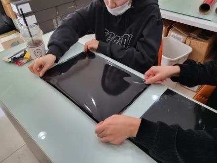 랩핑 원데이클래스 2기 교육완료 / 여성 두분이서 용인에서 인천까지 랩핑을 알아보시기위해 오셨습니다 / 열정을 다해 알려드렸습니다^^ / 랩핑교육 ppf교육 인천랩핑 인천ppf / 인천 서구, 부평, 부천