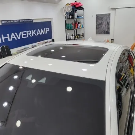 인천랩핑 BMW 5시리즈 루프스킨 작업 / 3m2080 유광블랙 사용 / 조금 더 스포티한 5시리즈 차량 만들기 / 인천 남동구 논현동