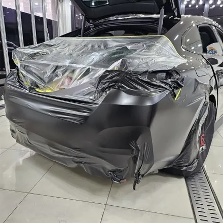 BMW 420i 사틴블랙 전체랩핑 시공 │ 인천랩핑전문점 투맨카스킨 3M2080 + 라이트블랙PPF 톤다운 / 인천 남동구 논현동