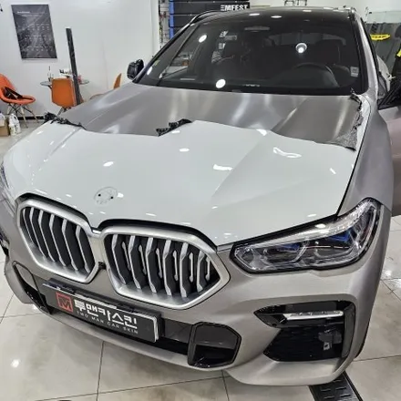 BMW X6 전체랩핑 제거 후 새로운 컬러로 대 변신 완료 / 에이버리데니슨 매트카키그린 / 인천 남동구 논현동