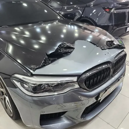 BMW m550d 리페어블랙 전체랩핑 시공기 / 라이트 톤 다운 PPF 작업까지 진행 / 인천 랩핑 PPF 전문점 / 인천 남동구 논현동