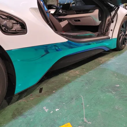 인천 랩핑 BMW i8 민트크롬 전체랩핑/크롬랩핑 / 인천 남동구 논현동