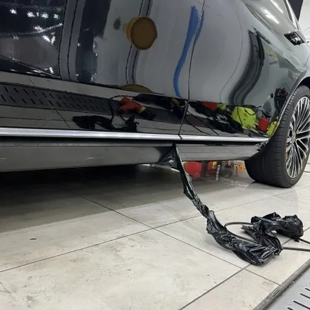 2년전 작업했던 벤츠 S클래스 전체랩핑 제거 완료 / 논현동 랩핑 / 랩핑제거 / 인천 남동구 논현동