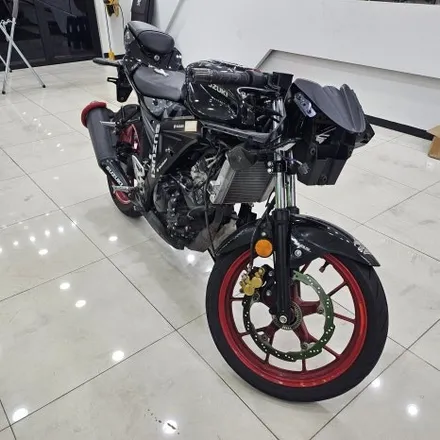 스즈키 gsx r125 바이크 랩핑 / 펄 메탈 사쿠라 핑크 랩핑 / 인천랩핑 / 인천 남동구 논현동