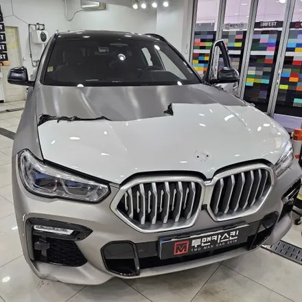 BMW X6 전체랩핑 제거 후 새로운 컬러로 대 변신 완료 / 에이버리데니슨 매트카키그린 / 인천 남동구 논현동