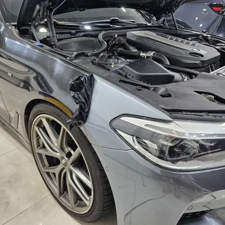 BMW m550d 리페어블랙 전체랩핑 시공기 / 라이트 톤 다운 PPF 작업까지 진행 / 인천 랩핑 PPF 전문점 / 인천 남동구 논현동