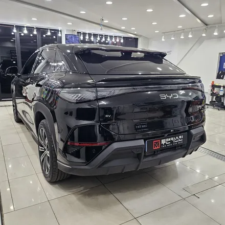 BYD 씨라이언7 엠블럼 랩핑 작업 후기 / EV, SEALION7 레터링은 제거 하기 / 인천 남동구 논현동