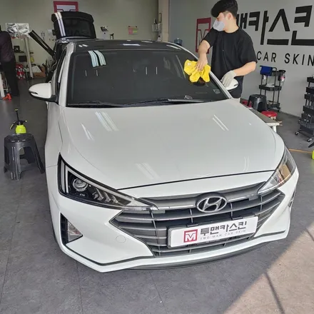 [투맨카스킨] 더뉴아반떼 ad 루프스킨 시공포스팅 / 삼각떼 루프스킨 / 아반떼랩핑 / 루프스킨전문점 / 인천랩핑 / 청라랩핑 / 인천 남동구 논현동