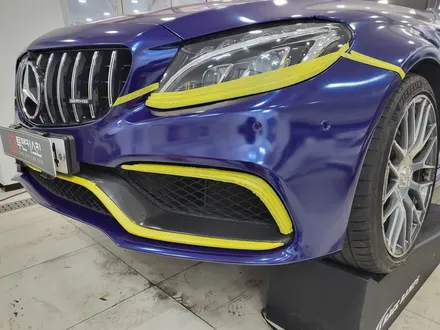 [투맨카스킨] 벤츠 C63s amg 사고랩핑 / 부분랩핑 c63amg 랩핑 / 앞범퍼랩핑 / 인천랩핑 청라랩핑 파주랩핑 은평구랩핑 송도랩핑 논현랩핑 / 인천ppf 송도ppf / 인천 서구, 부평, 부천