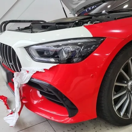 송도랩핑 벤츠 GT43 AMG 전체랩핑 제거 해드렸습니다 ^^ / 깔끔하게 원상복구 완료 / 인천 남동구 논현동