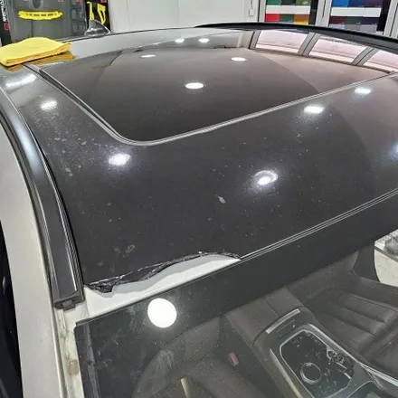 BMW X6 전체랩핑 제거 후 새로운 컬러로 대 변신 완료 / 에이버리데니슨 매트카키그린 / 인천 남동구 논현동