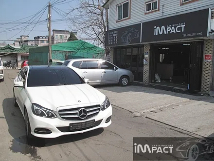 [수원/랩핑] 벤츠E클래스 아이보리화이트 전체랩핑 시공 / 수원시 권선구 고색동