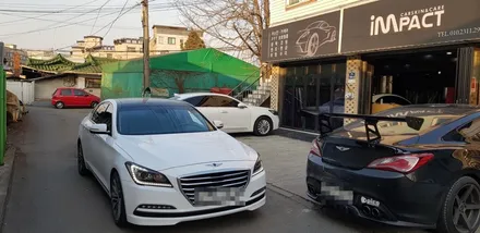 [수원/랩핑] 제네시스 전체랩핑 이후 사고랩핑 / 수원시 권선구 고색동
