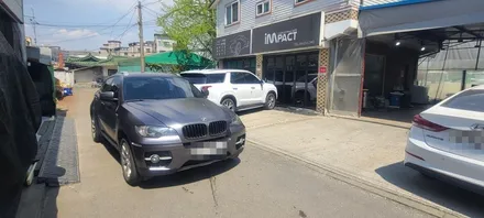 [수원/랩핑] BMW X6 사틴그레이 전체랩핑 이후 부분재랩핑시공!! / 수원, 광교, 화성, 동탄