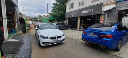 [수원/랩핑] BMW5 F10 화이트유광 전체랩핑 / 수원, 광교, 화성, 동탄