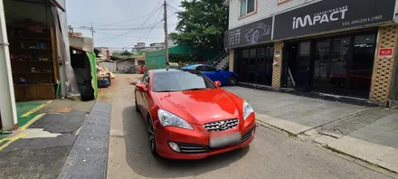 [수원/전체랩핑] 제네시스쿠페 3M드래곤파이어레드 / 수원, 광교, 화성, 동탄